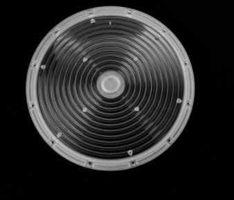 UFO263D90G-150W-B26 - Круглая групповая линза под светодиоды 2835, 3030  D=263mm H=10.3mm  эфф=88%   90°