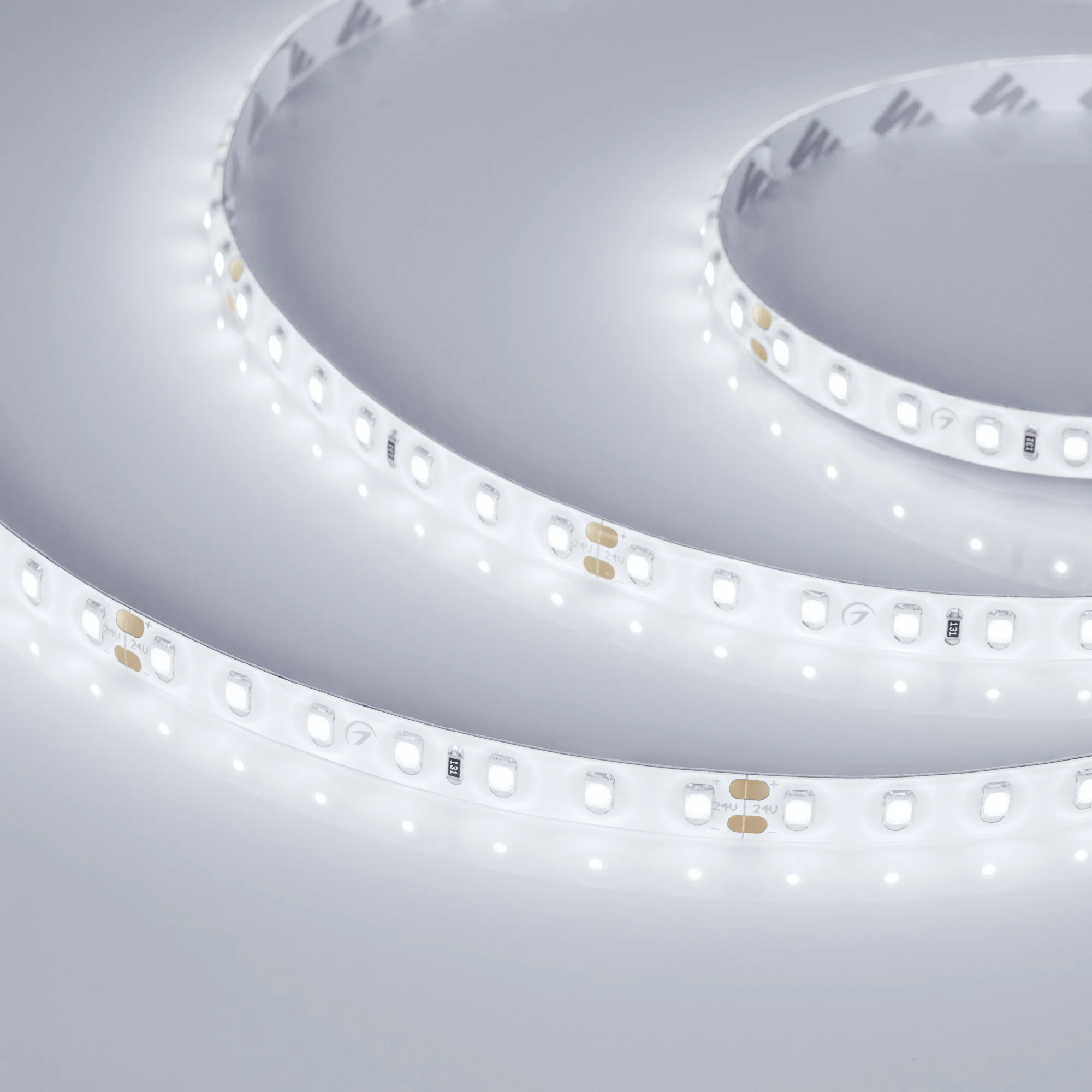 Лента светодиодная 10 Вт/м 24В IP65 6000K 98LED/м RT/RTW-A98-8mm SMD 2835 5 м
