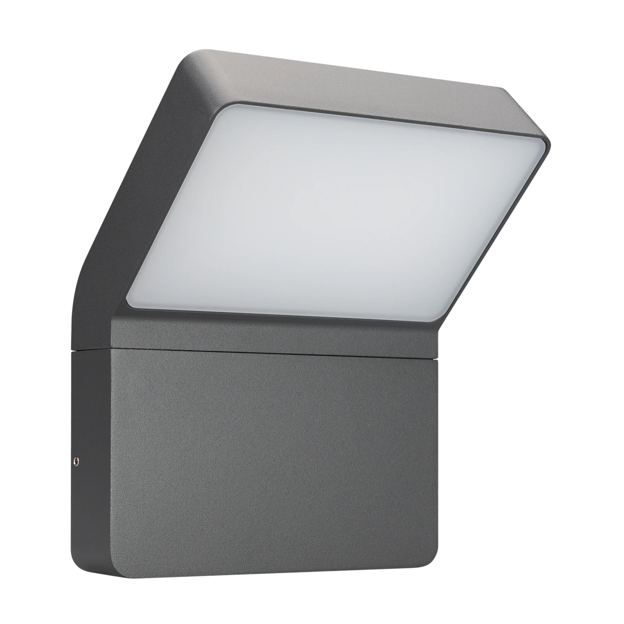 Светильник LGD-ECRAN-WALL-9W Warm3000 (GR, 108 deg, 230V) 029989 - Настенный светильник для подсветки входных групп и фасадов зданий.Цвет ТЕПЛЫЙ БЕЛЫЙ 3000К, 9Вт (660лм). Влагозащищенный корпус IP65 - серый алюминий, экран из поликарбоната. Питание 230В, 