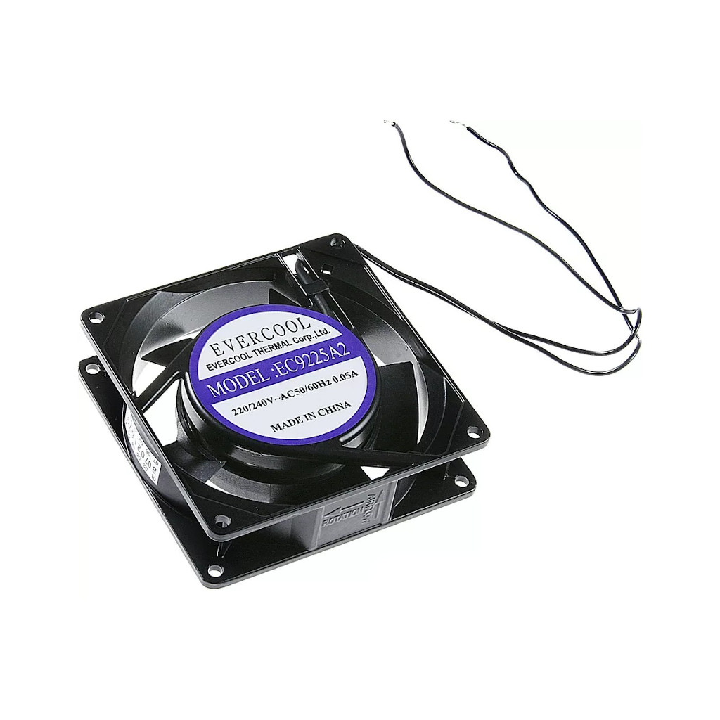 EC9225H24B - Вентилятор 24В, 92х92х25мм, подшипник качения, 2600 об/мин