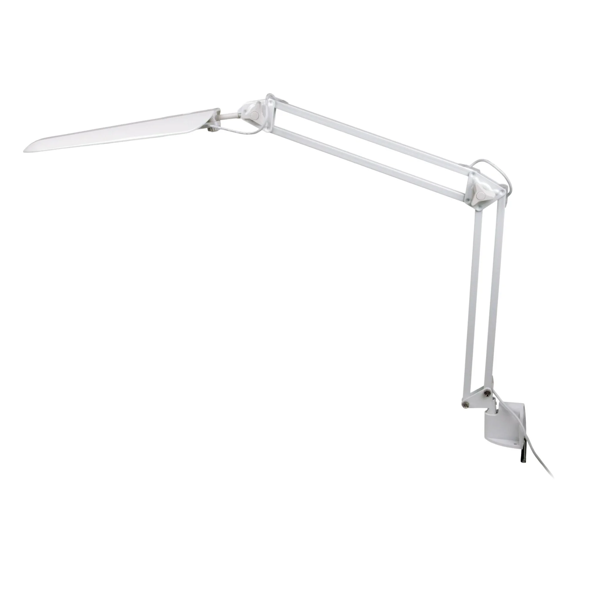 Светильник настольный TLD-524 White/8W /LED/500Lm/4500K/Dimmer на струбцине