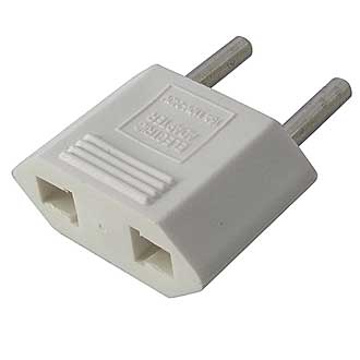 FD-1963-WHITE - Переходник сетевой Тип А - Тип С, белый