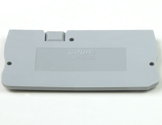 Торцевая крышка UJ6-2.5SKG - Торцевая крышка для клемм UJ6-2.5SK, цвет: серый