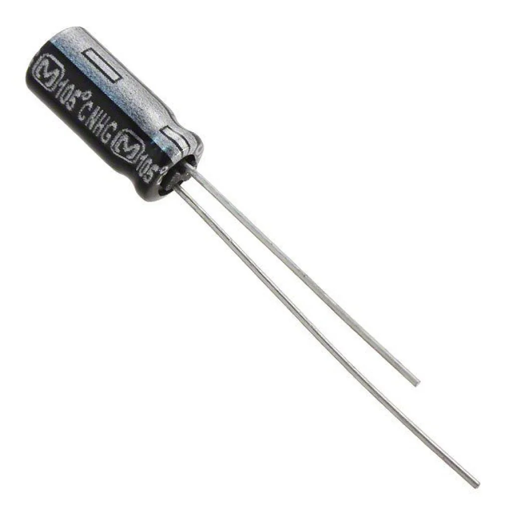 ECA1HHG2R2 - Конденсатор алюминиевый электролитический 2.2мкФ 50В  ±20% (5 х 11мм) радиальные выводы 2мм 18мА 1000час 105°С россыпь