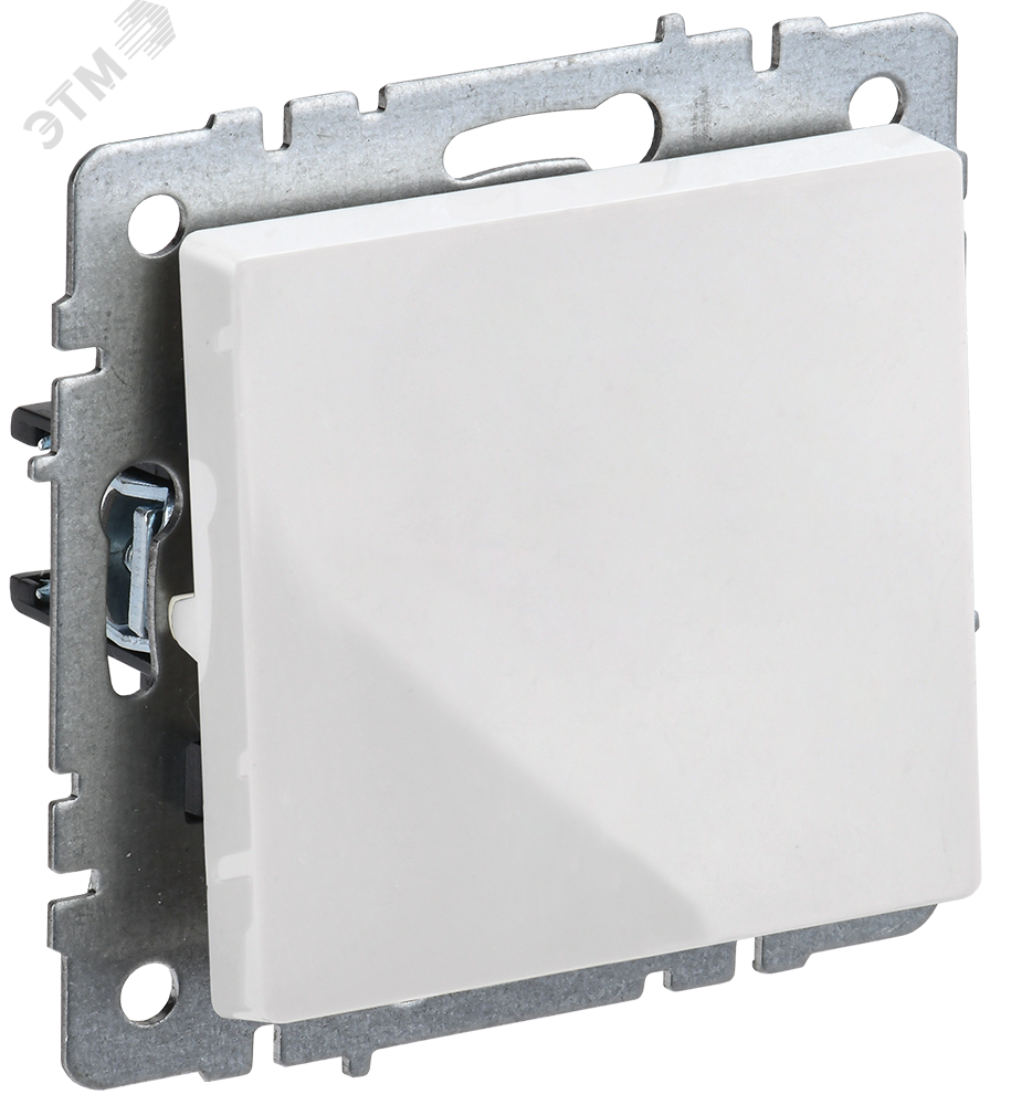 BRITE Выключ. 1-кл. прох. 10А ВС10-1-6-БрБ бел. BR-V12-0-10-K01-PRO