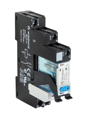 Реле FLARE MR 24VDC-1W-AU-S - Интерфейсный релейный модуль, 1 переключающий контакт, материал контакта: AgNi + мкм Au рабочее напряжение: 24 V DC, номинальное напряжение переключения: 250 V AC, коммутируемый ток: 16 A, с винтовой фиксацией провода, серия 