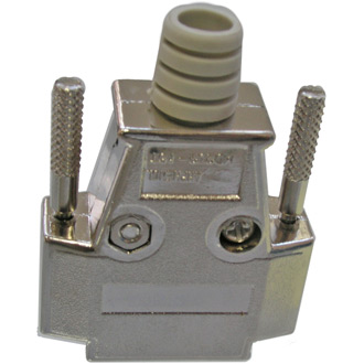 DSUB METAL CASE  (DM-15) - Кожух к разъему D-SUB 15pin, металлический, серебристый