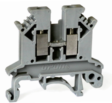 Проходная клемма UKJ-2.5XE - Проходная клемма, тип фиксации провода: винтовой, номинальное сечение: 2,5 мм кв., 32A, 800V, ширина: 6,2 мм, цвет: серый, тип монтажа: DIN 35