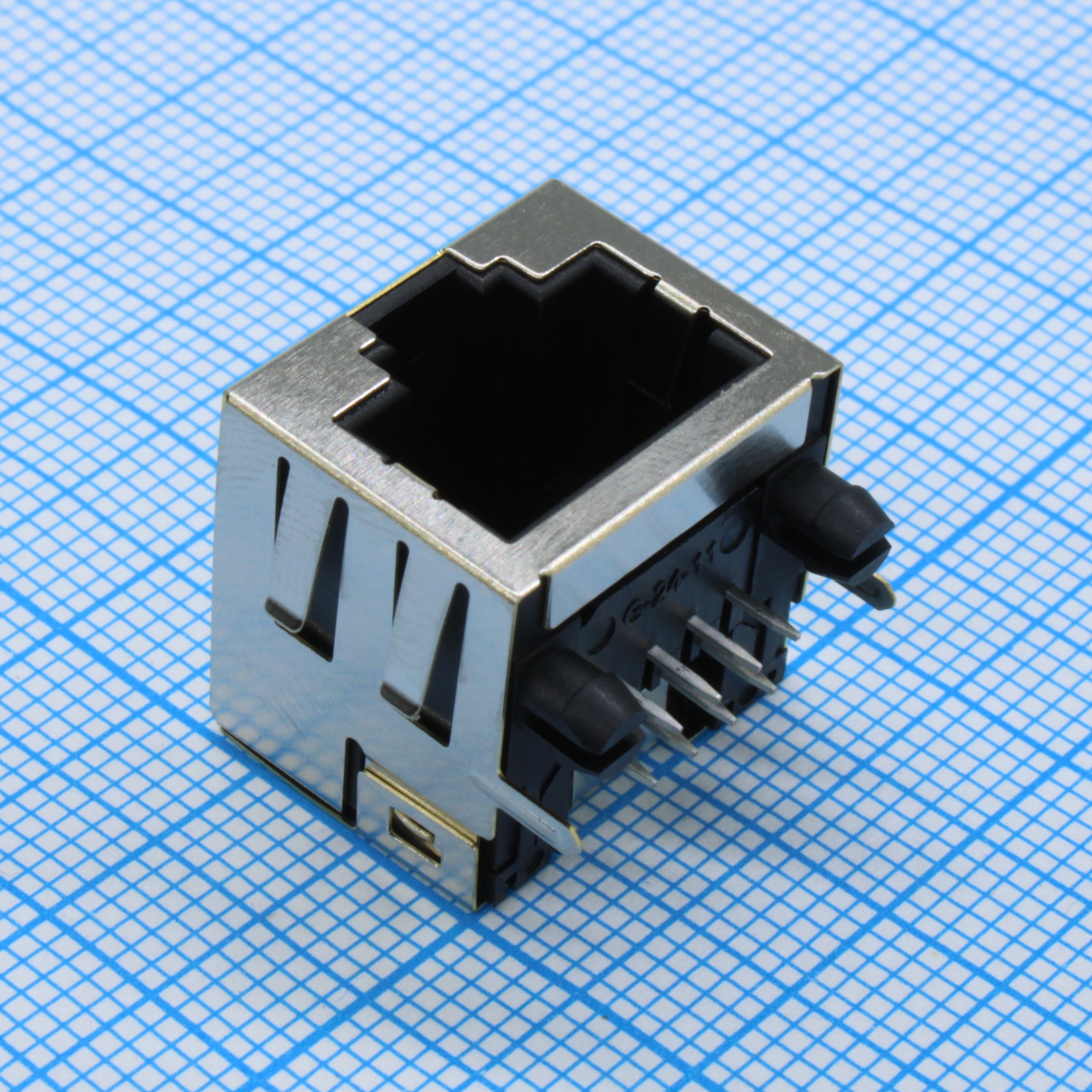 DS1128-06-S8B0P-S - Разъем RJ-45 (гнездо) угловой на плату