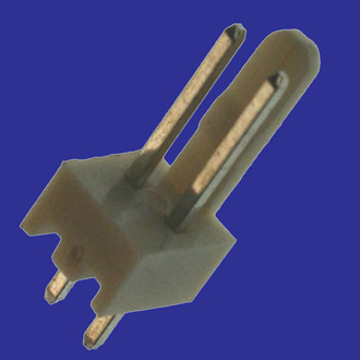 WF-02 PITCH 2.54MM - Разъем типа провод-плата, вилка прямая, шаг 2.54 мм, 2 контакта.