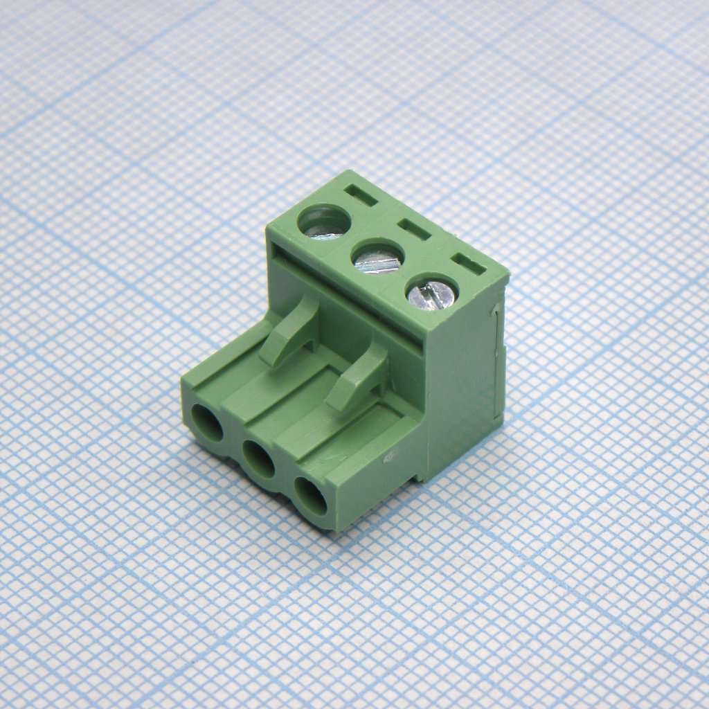 2EDGK-5.08-03P-14-1000A(H) - Разъемный клеммный блок, 3 контакта. Серия 2EDGK-5.08