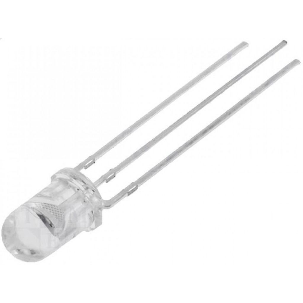 BIR-BM13J4G - Инфракрасный светодиод 5мм 940нм прозрачный 15°