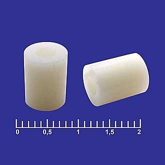 Ф7-3X9 - Стойка пластиковая d внутр=3мм, L=9мм