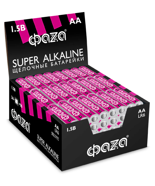 Элемент питания алкалиновый, LR 6(АА) Super Alkaline 4шт