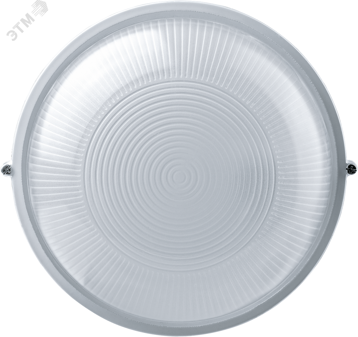 Светильник НПП-100w термостойкий круглый без решетки IP54 белый 14728