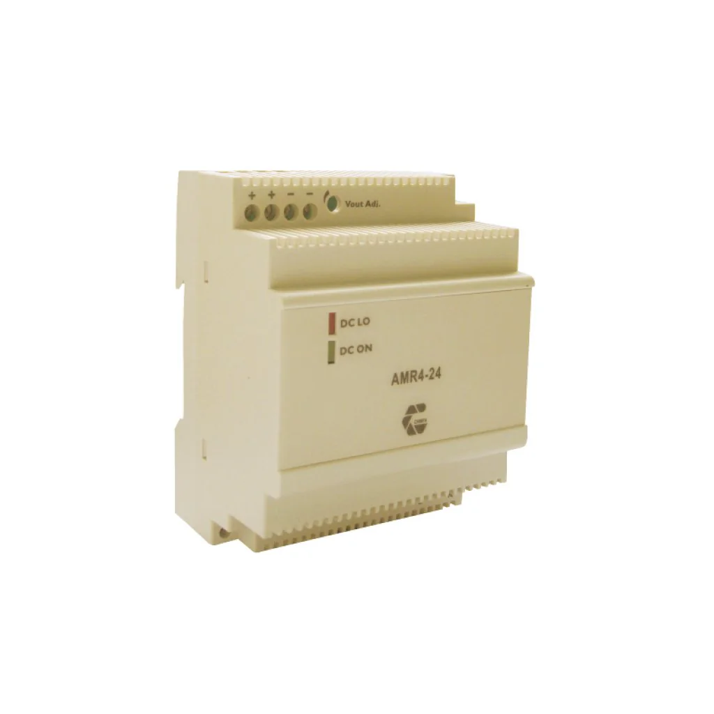 AMR4-24 - Преобразователь AC-DC на DIN-рейку  60W, Out 24V/3А, In 90...264 V AC/120...370V DC, 3000V AC, DIN, 90х91х91мм, -40...+71°С