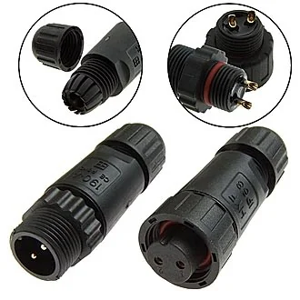 SZC-190 2PIN (IP68) - Разъём герметичный SZC-190 2pin (IP68), 2 контакта