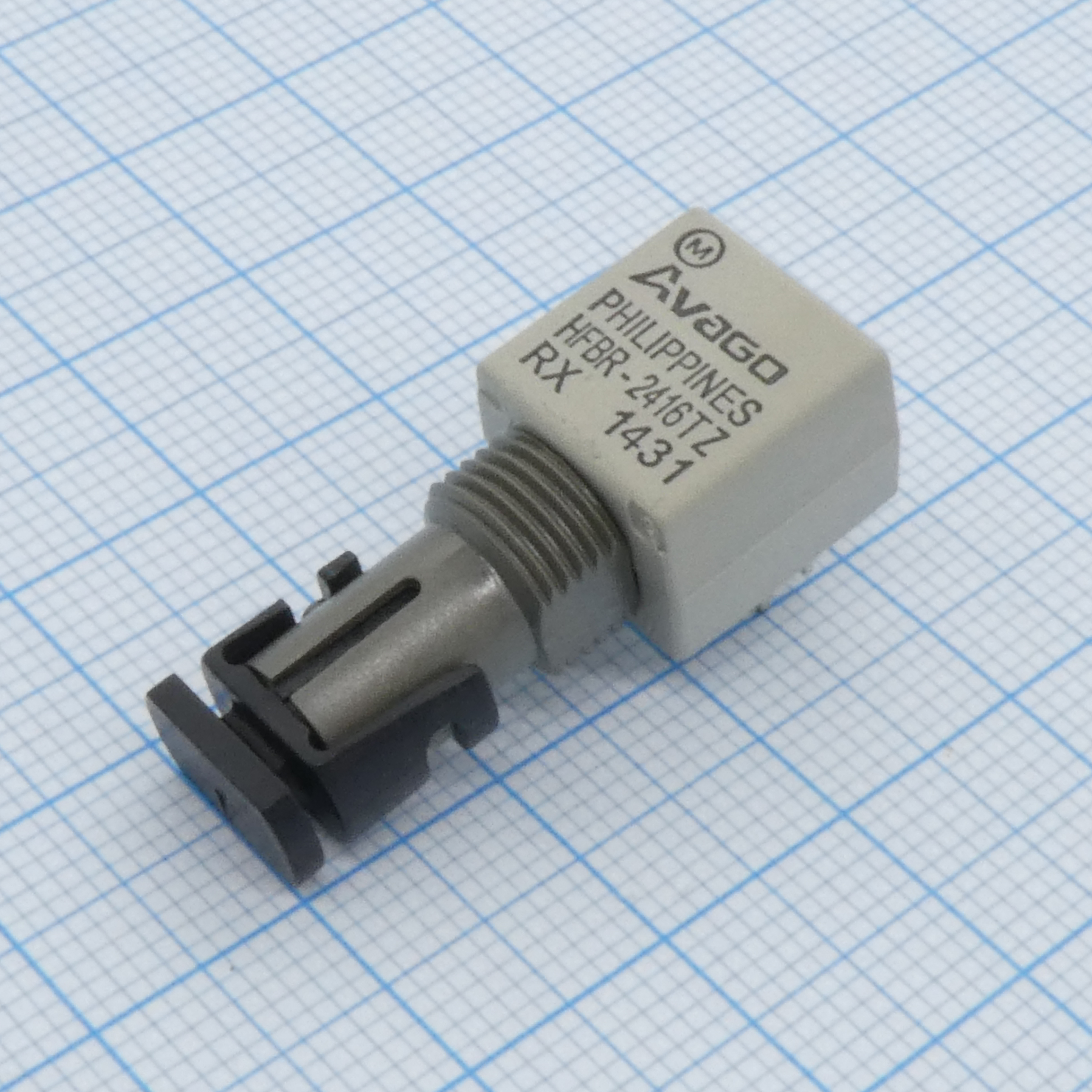HFBR-2416TZ - Оптоволоконный приемник 160 МБод 820нм 8-Pin -40...+85 С (Plastic ST-Threaded Port)