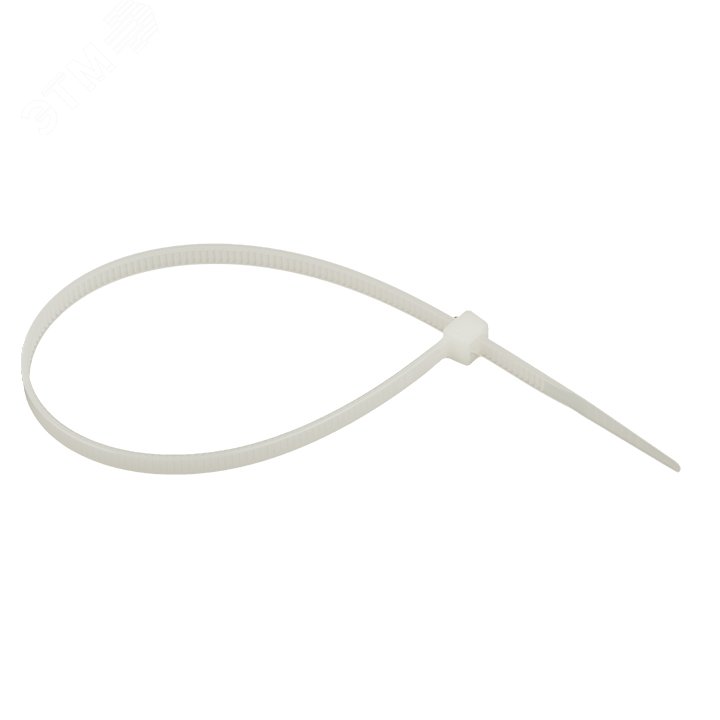 Хомут кабельный 3.6х180 нейл. бел. (уп.100шт) plc-c-3.6x180