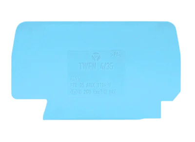 Пластина разд. TWFN 4/35 BLAU - Разделительная пластина, для клемм WKFN 4..., цвет: синий