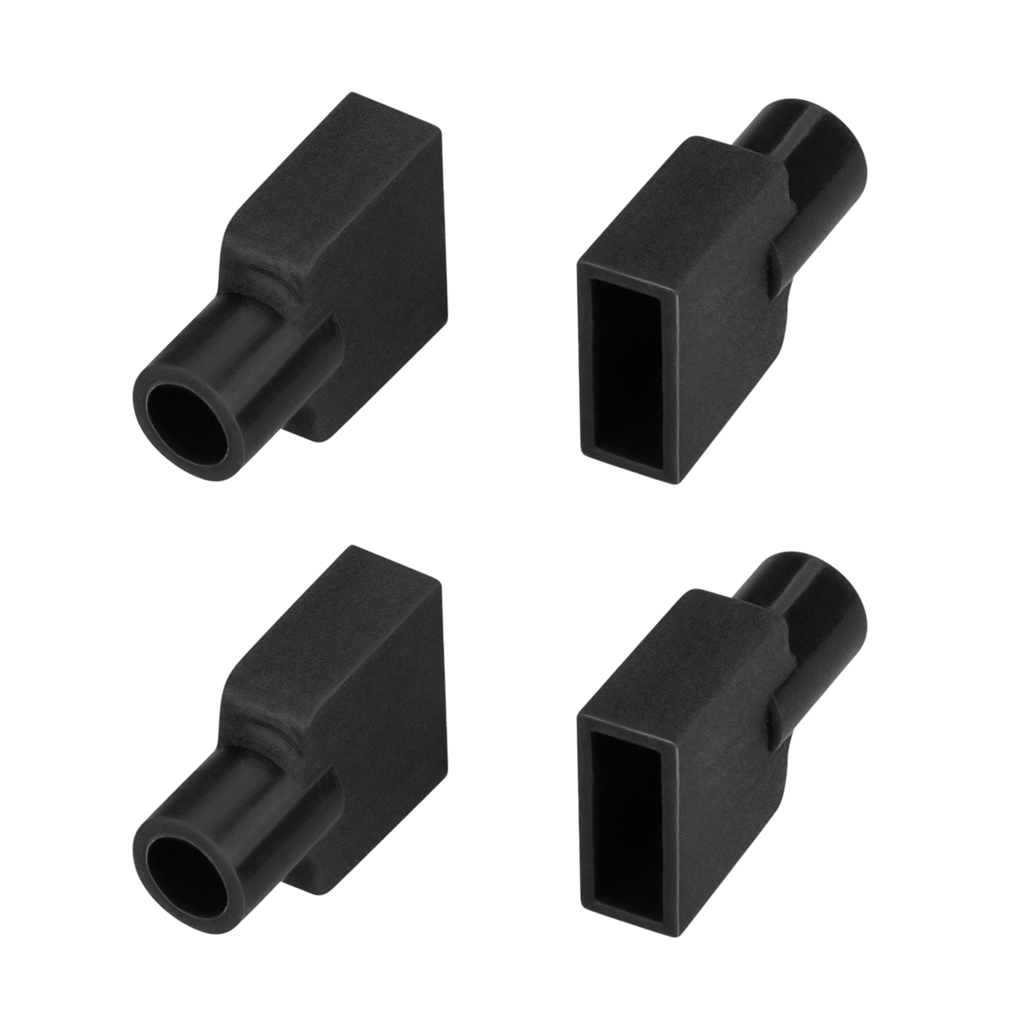 Заглушка WPH-FLEX-0612-SIDE BLACK с отверстием 045910 - Черная заглушка с отверстием для силиконового профиля WPH-FLEX-0612-SIDE. Материал - силикон. В комплекте 4 заглушки. Цена за комплект.