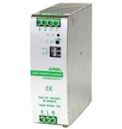 Источник питания USP-240MFA-24DXN - Источник питания, однофазный, 24 V DC/10 A, 240W, диапазон входных напряжений: 85 - 264 V AC; габариты (мм): 110x41x124, металлический корпус, монтаж: на DIN рейку