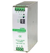 Источник питания USP-240MFA-24DXN - Источник питания, однофазный, 24 V DC/10 A, 240W, диапазон входных напряжений: 85 - 264 V AC; габариты (мм): 110x41x124, металлический корпус, монтаж: на DIN рейку