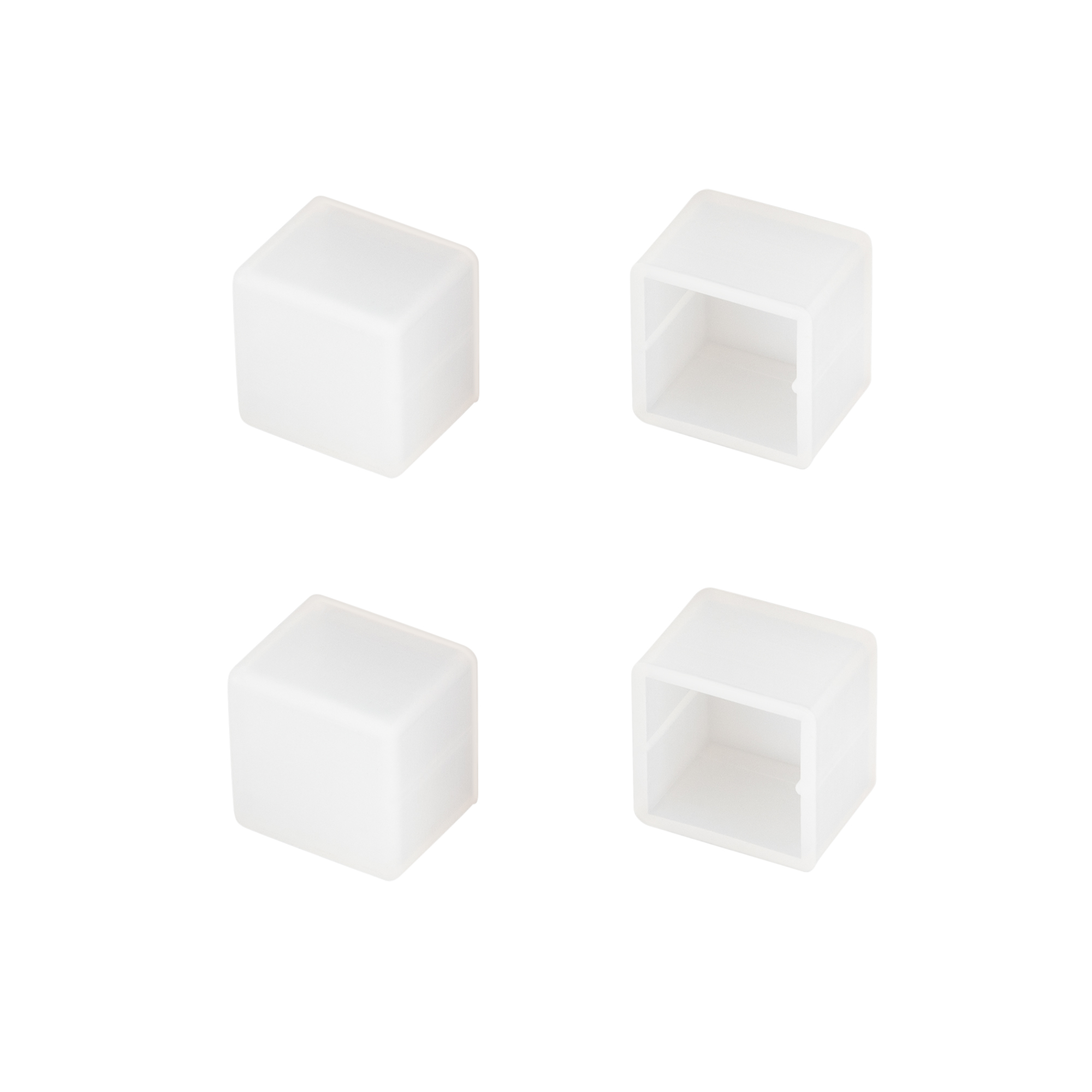Заглушка WPH-FLEX-1616 WHITE глухая 040864 - Заглушка глухая для силиконового профиля WPH-FLEX-1616. Материал - силикон. В комплекте 4 заглушки.