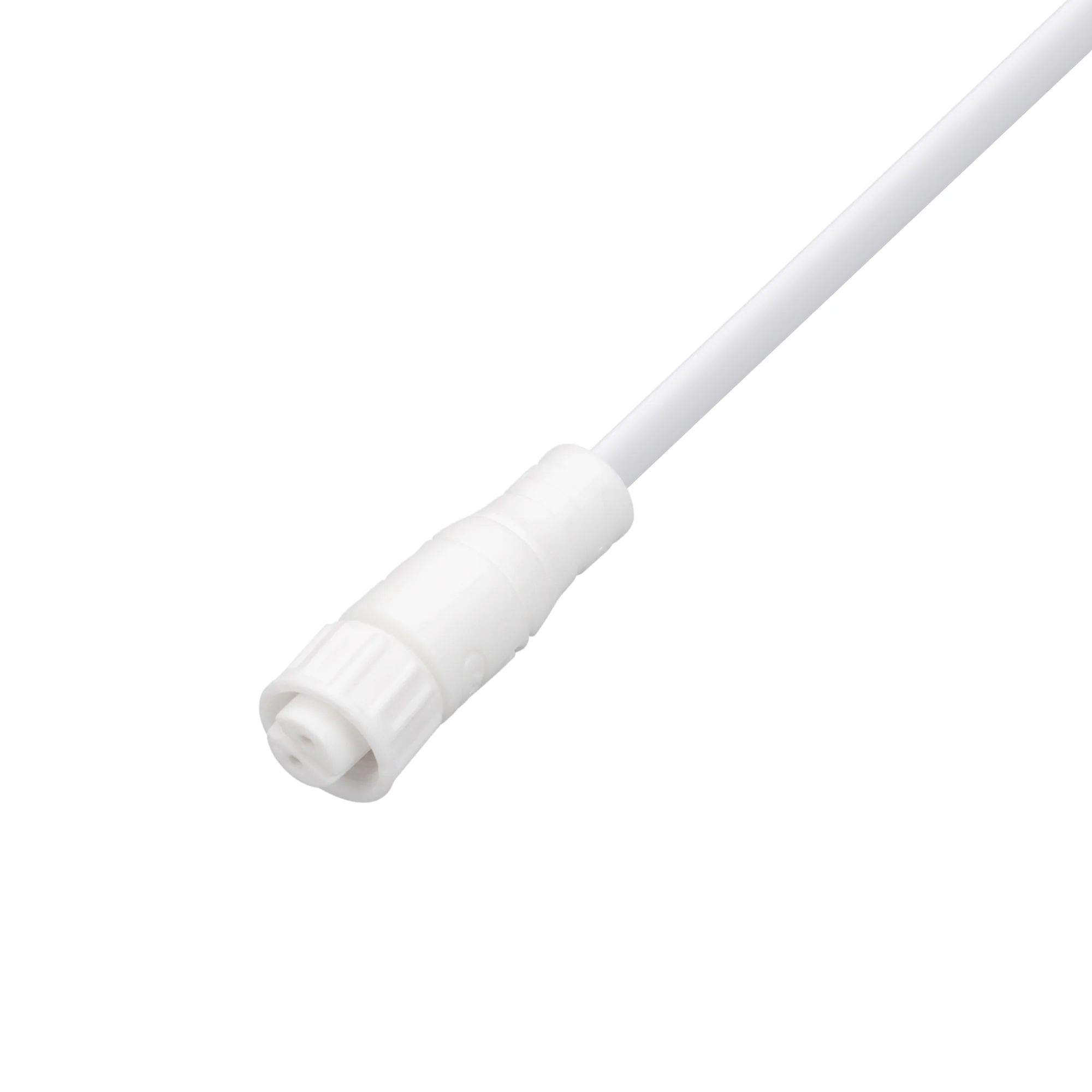 Разъем выводной ARL-MONO-2PIN-L300-F-IP67 047392 - Круглый герметичный разъем 2pin МАМА с резьбовым креплением для подключения питания герметичных одноцветных светодиодных лент. Корпус IP67. Провод 18AWG (0.75 мм2), длина 300мм. Максимальный допустимый то