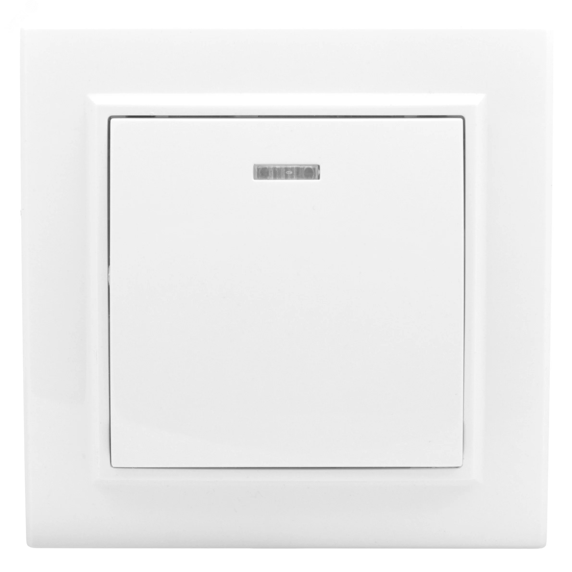 Выключатель 1-кл. СП Минск 10А IP20 с индикатором бел. Basic ERV10-121-10