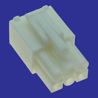 MFC 2X3F PITCH 4.5 MM+ TERMINALS - Разъём питания низковольтный розетка 2X3 4.5 мм с зажимом