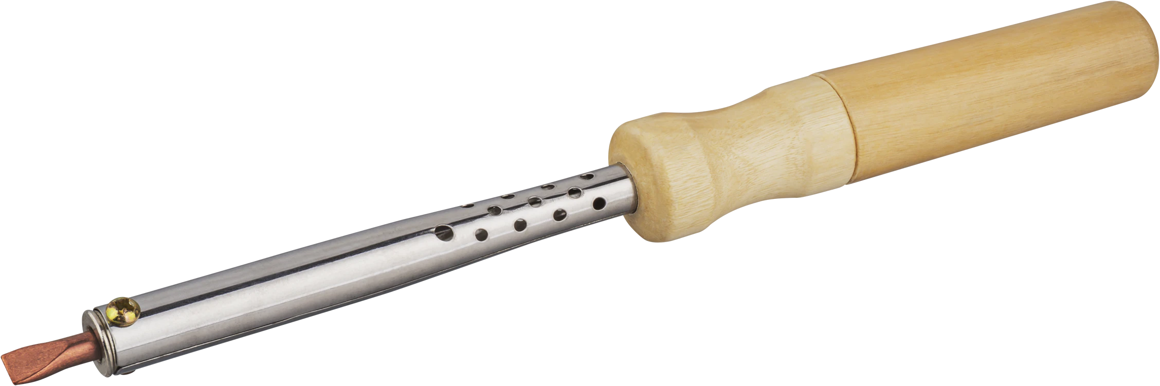Паяльник ОНЛАЙТ 90 198 OSE-Pes05-100W-CP (дерево, клин прямой)