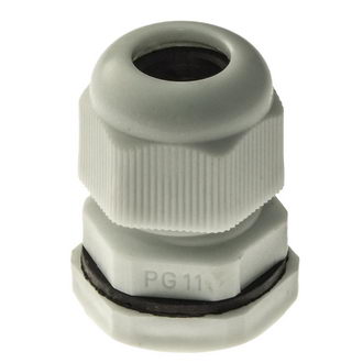 PG11 (IP 54) серый - Кабельный ввод PG11 (IP 54) Серый, полиамид