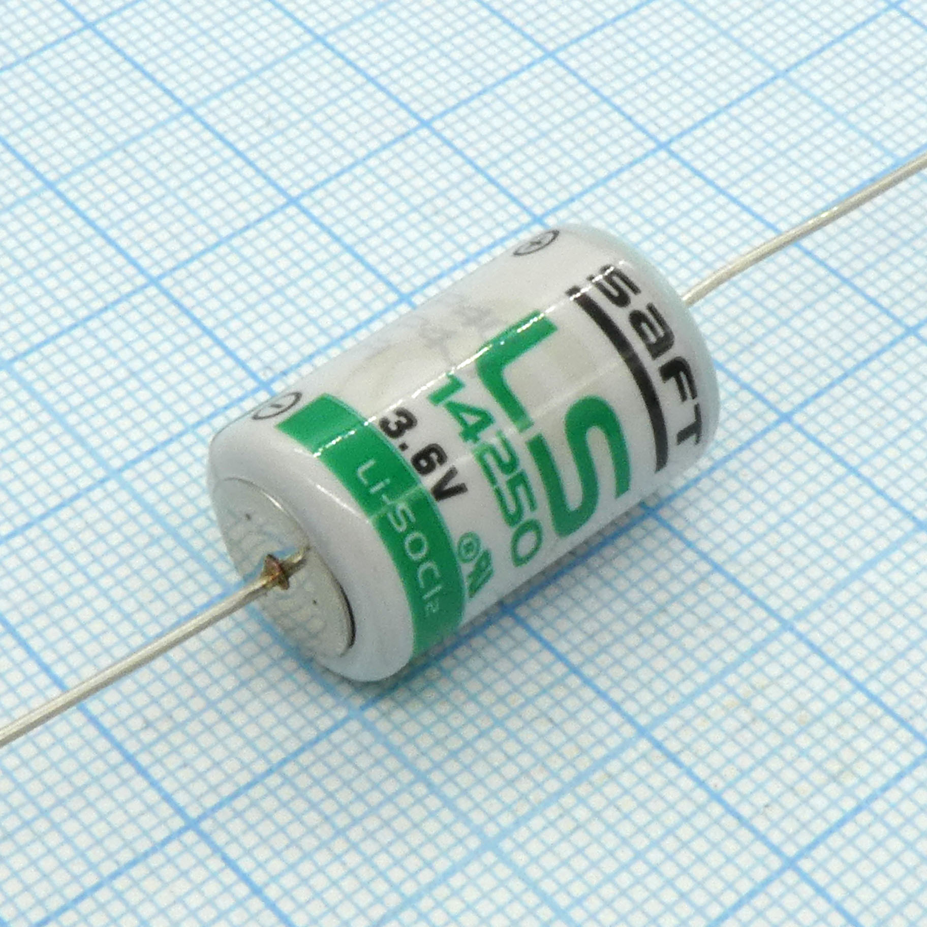 Батарея Saft LS 14250/CNA 1/2AA - Элемент питания литиевый, с выводами