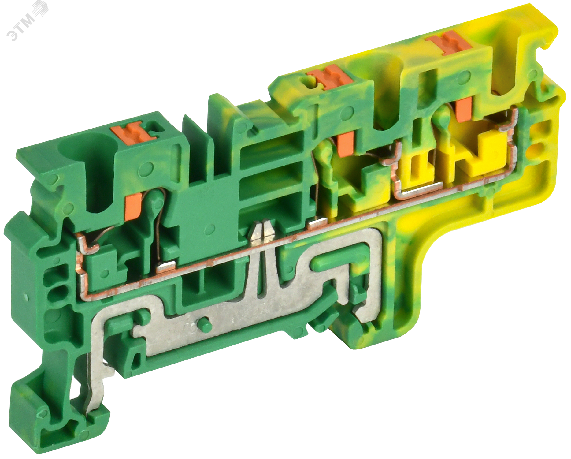 Колодка клеммная CP-MC-PEN земля 3 вывода 4мм2 YCT22-03-3-K52-004