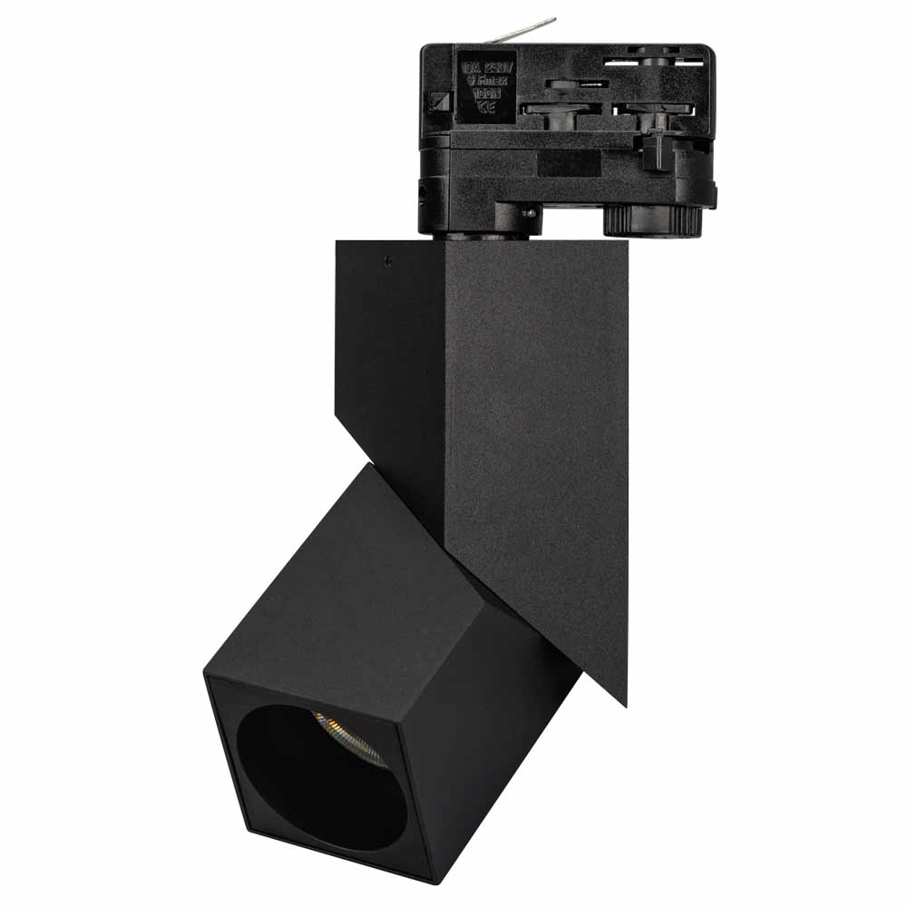 Светильник LGD-TWIST-TRACK-4TR-S60x60-12W Warm3000 (BK, 30 deg) 026468(1) - Светильник подвесной для треков/шин 4 провода, 12Вт. Цвет свечения ТЕПЛЫЙ 3000K, световой поток 1000лм, CRI>90, угол свечения 30°, угол регулировки наклона 90°, угол поворота 355°