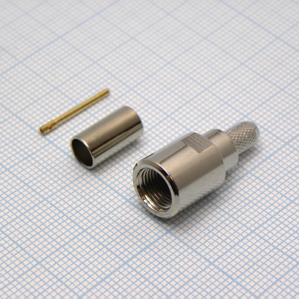 FME штекер обжим RG-58 - ВЧ разъем