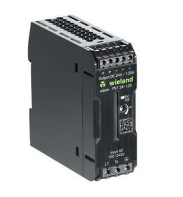 Блок питания WIPOS PS1 24-2.5 - Источник питания, однофазный, 24 V / 2,5 A, 60 W; диапазон входных напряжений: 85 – 264 V AC, 90 – 350 V DC; габариты (мм): ширина x высота x глубина: 32 x 90 x 110; вес 0,26 кг; монтаж: на DIN рейку, температура окружающей