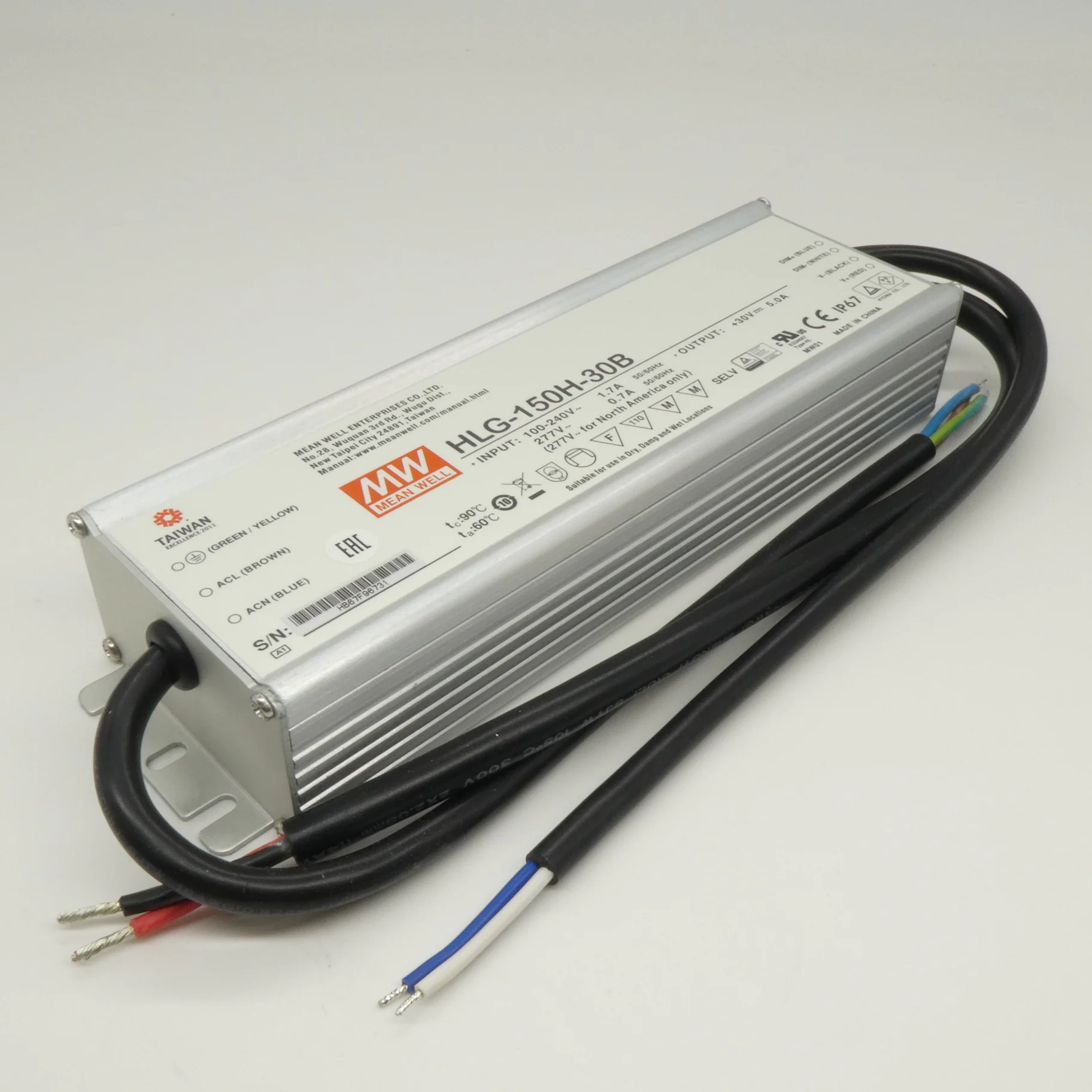 HLG-150H-30B - AC-DC, 150Вт, стабилизатор тока