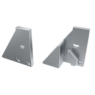 Заглушка для ALM-GLASS-6 с опорой левая с отверстием 026730 - Заглушка для ALM-GLASS-6 с опорой левая с отверстием. Цена за 1 шт.