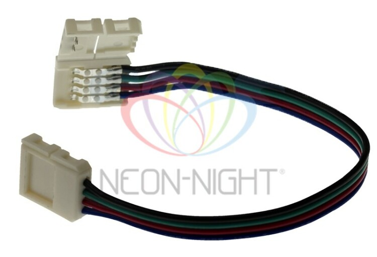 Коннектор соединительный (2 разъема) для RGB светодиодных лент шириной 10 мм, длина 15 см 144-004