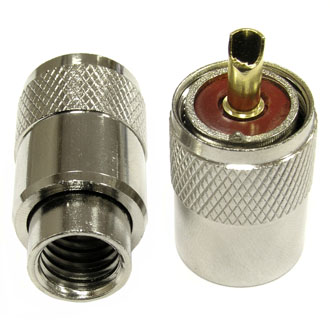 UHF-U213P - Разъем высокочастотный, штекер UHF, накрутка на кабель RG213