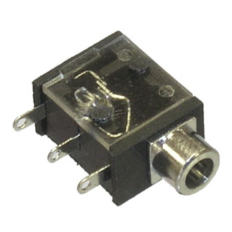 CKX3-3.5-06  ГНЕЗДО НА ПЛАТУ - Разъем аудио CKX3-3.5-06, гнездо на плату