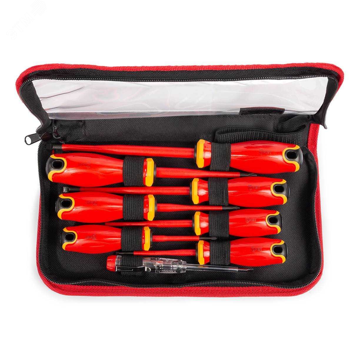 НИО-2208 серия Слим - Набор диэлектрических отверток для работ под напряжением до 1000 В