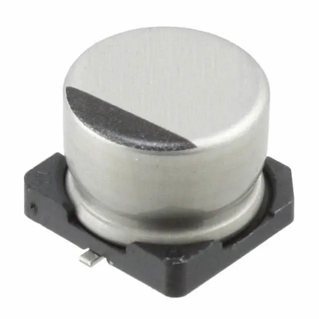 UCL1E101MCL6GS - Конденсатор алюминиевый электролитический 100мкФ 25В ±20% (8х6.2мм) для поверхностного монтажа 500мА 2000час 105°С автомобильного применения лента на катушке