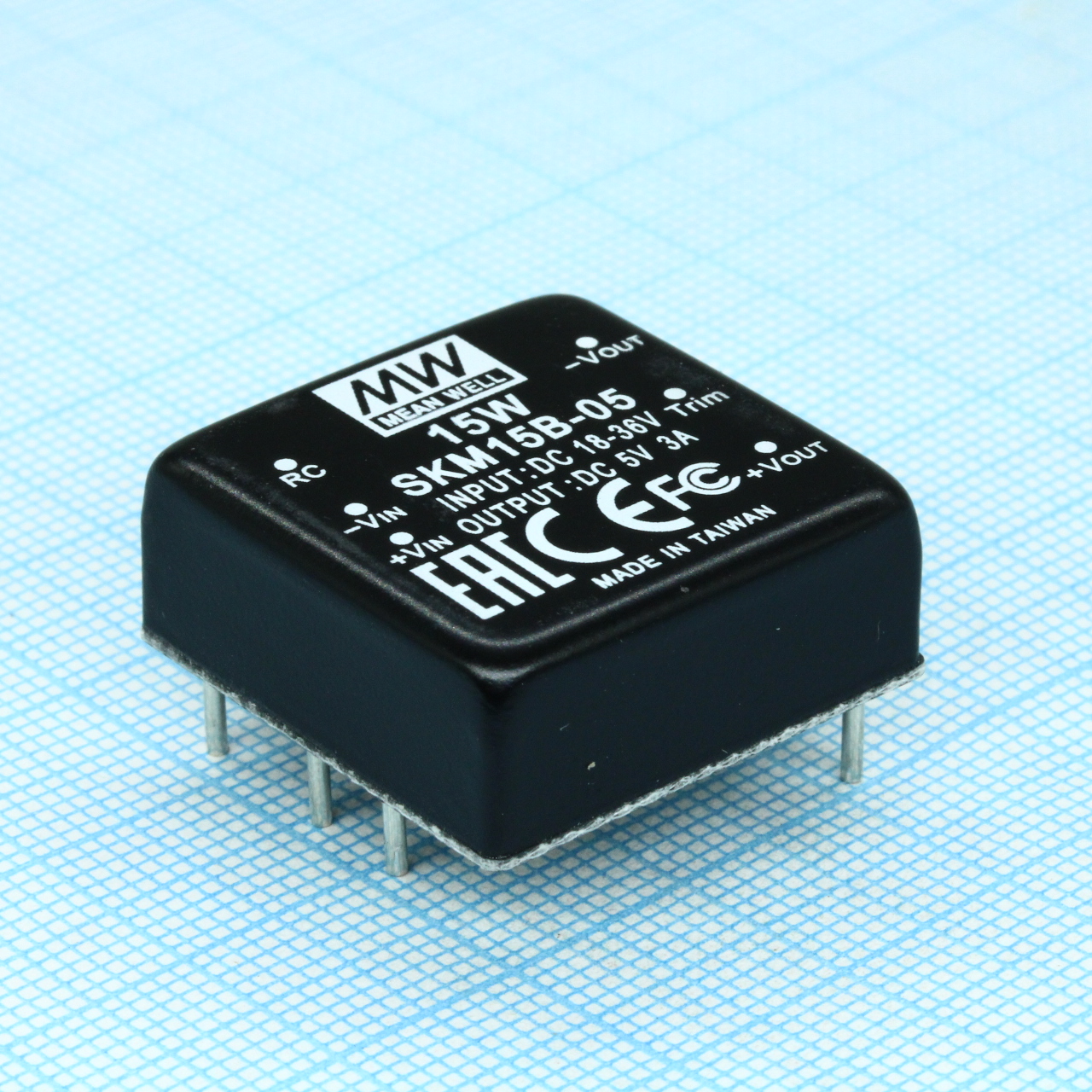 SKM15B-05 - Преобразователь DC/DC, на печатную плату, 15 Вт