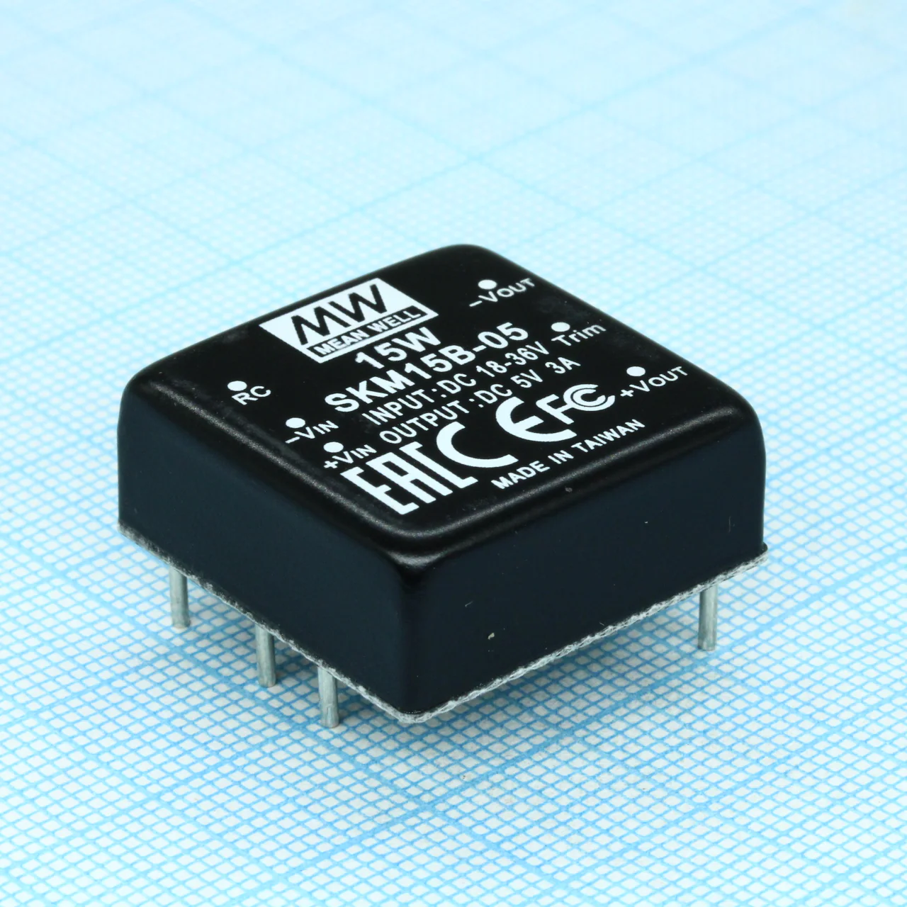 SKM15B-05 - Преобразователь DC/DC, на печатную плату, 15 Вт