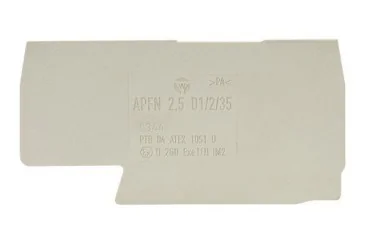 Крышка бок. APFN 2,5 D1/2 BLAU - Крышка боковая, для клемм WKFN 2,5 D1/2..., цвет: синий