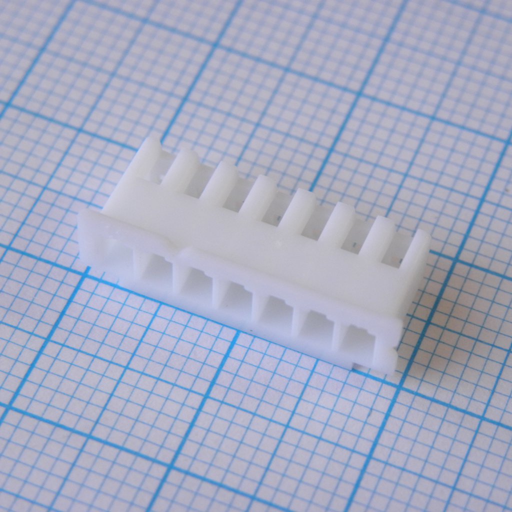 I-DS1069-SCW007 - Серия XH. Корпус разъема - розетка на кабель 7 контактов, шаг 2.5мм / требуются контакты T-DS1069-SC600