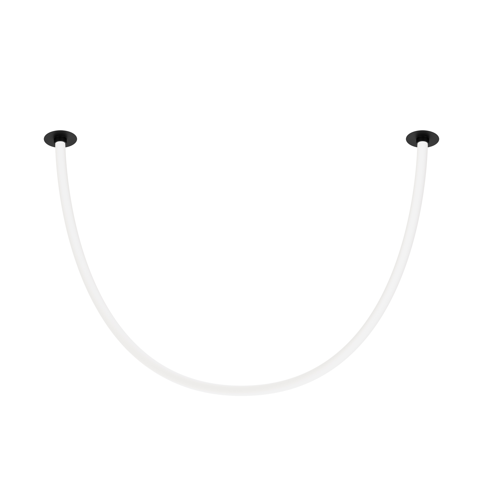 Светильник SP-TROPIC-BUILT-TRIMLESS-R18-L1200-18W Day4000 (BK, 360 deg, 230V) 043374 - Подвесной светильник. Мощность 18 Вт, св. поток 1160 лм, 64 лм/Вт, дневной 4000 K, CRI>90, угол 360°, напряжение питания 230 В. Черный круглый корпус из стали, силиконо